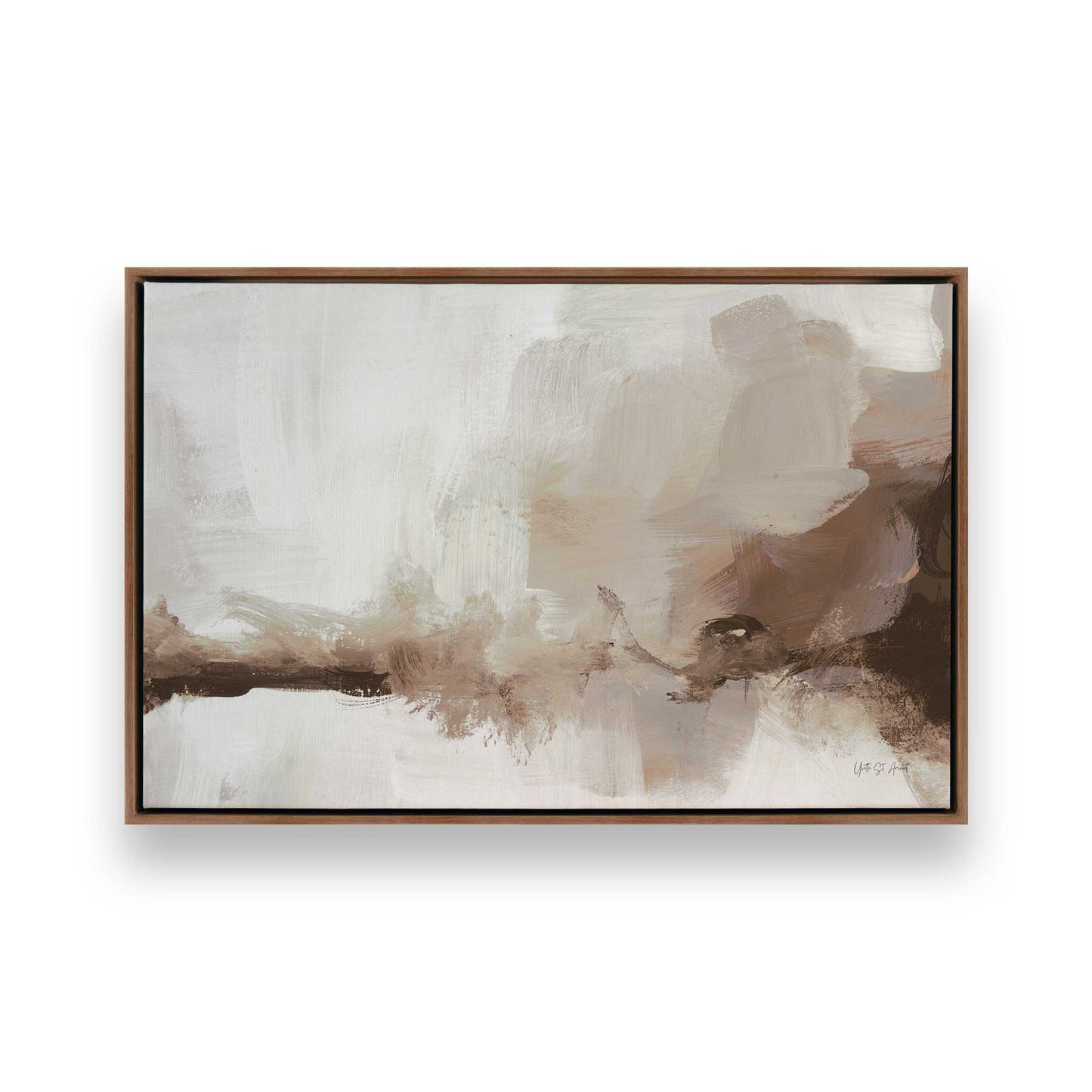 [Color:Walnut], Picture of art in a Walnut frame