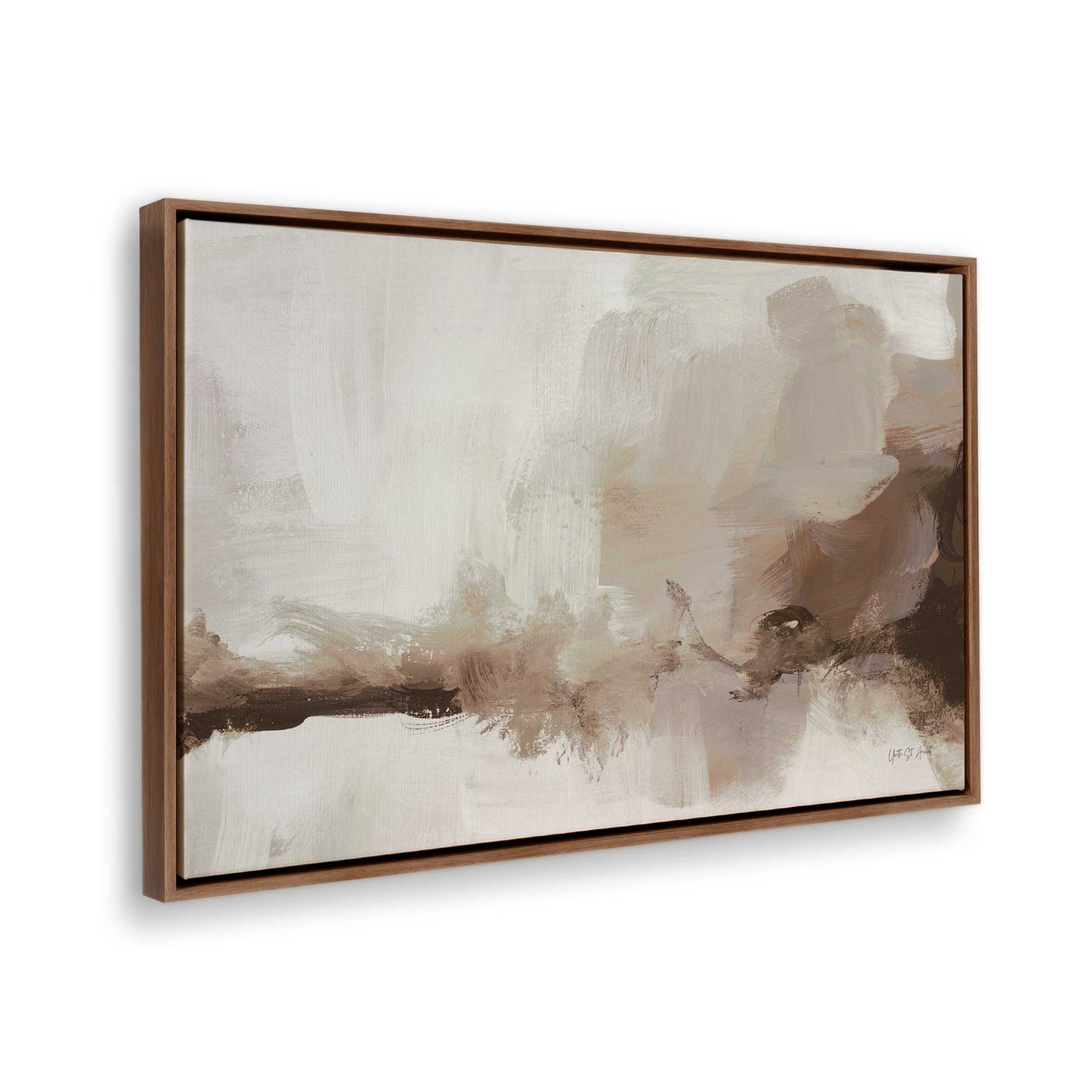 [Color:Walnut], Picture of the corner of the art