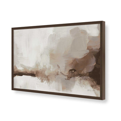 [Color:Brown], Picture of art in a Brown frame of the corner