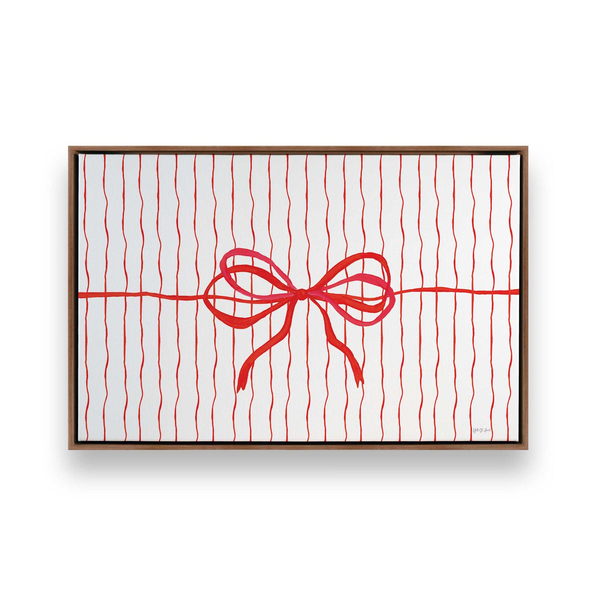 [Color:Walnut], Picture of art in a Walnut frame