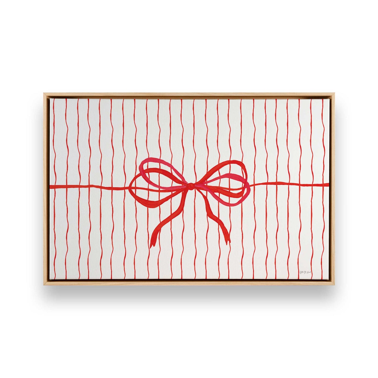 [Color:American Maple], Picture of art in a American Maple frame