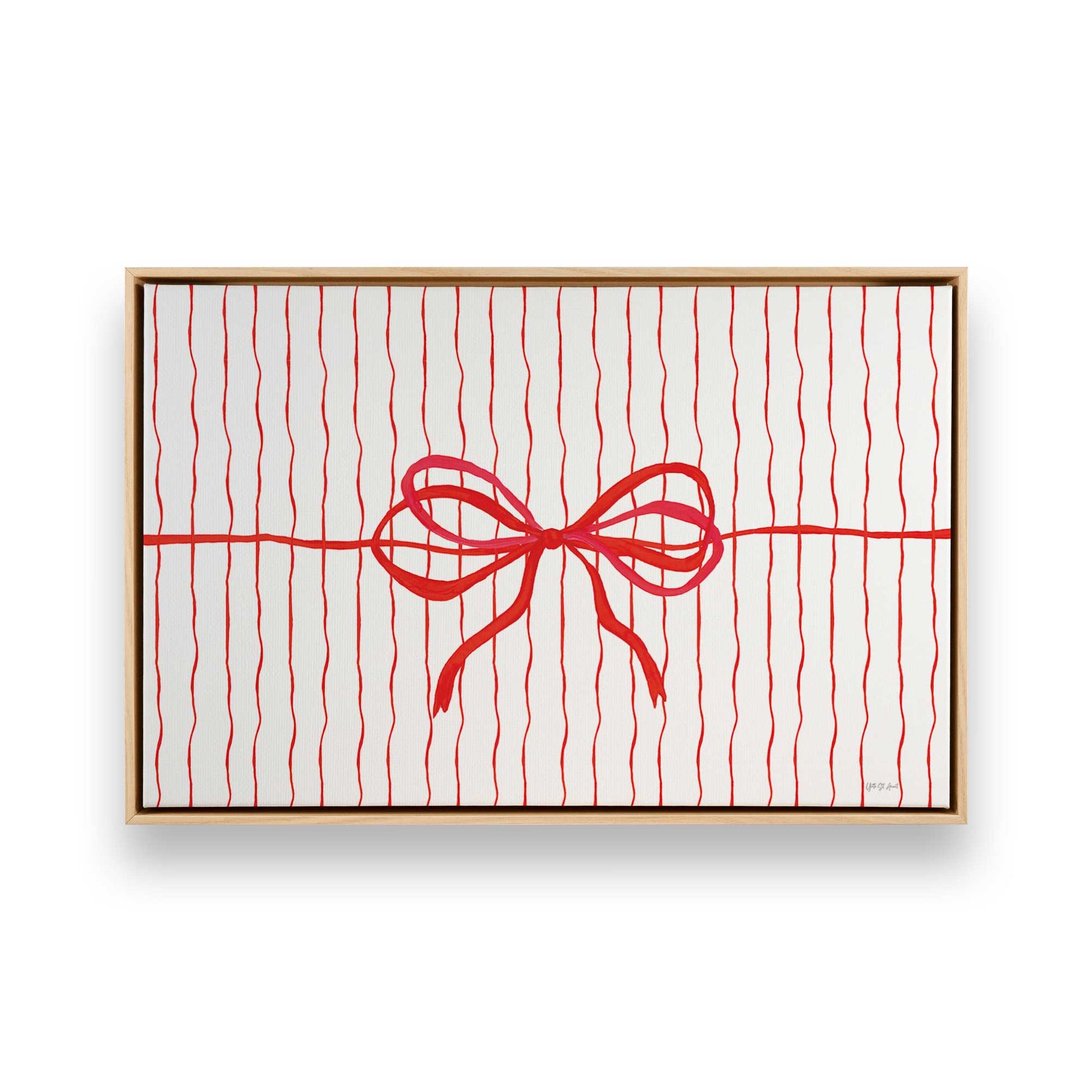 [Color:American Maple], Picture of art in a American Maple frame