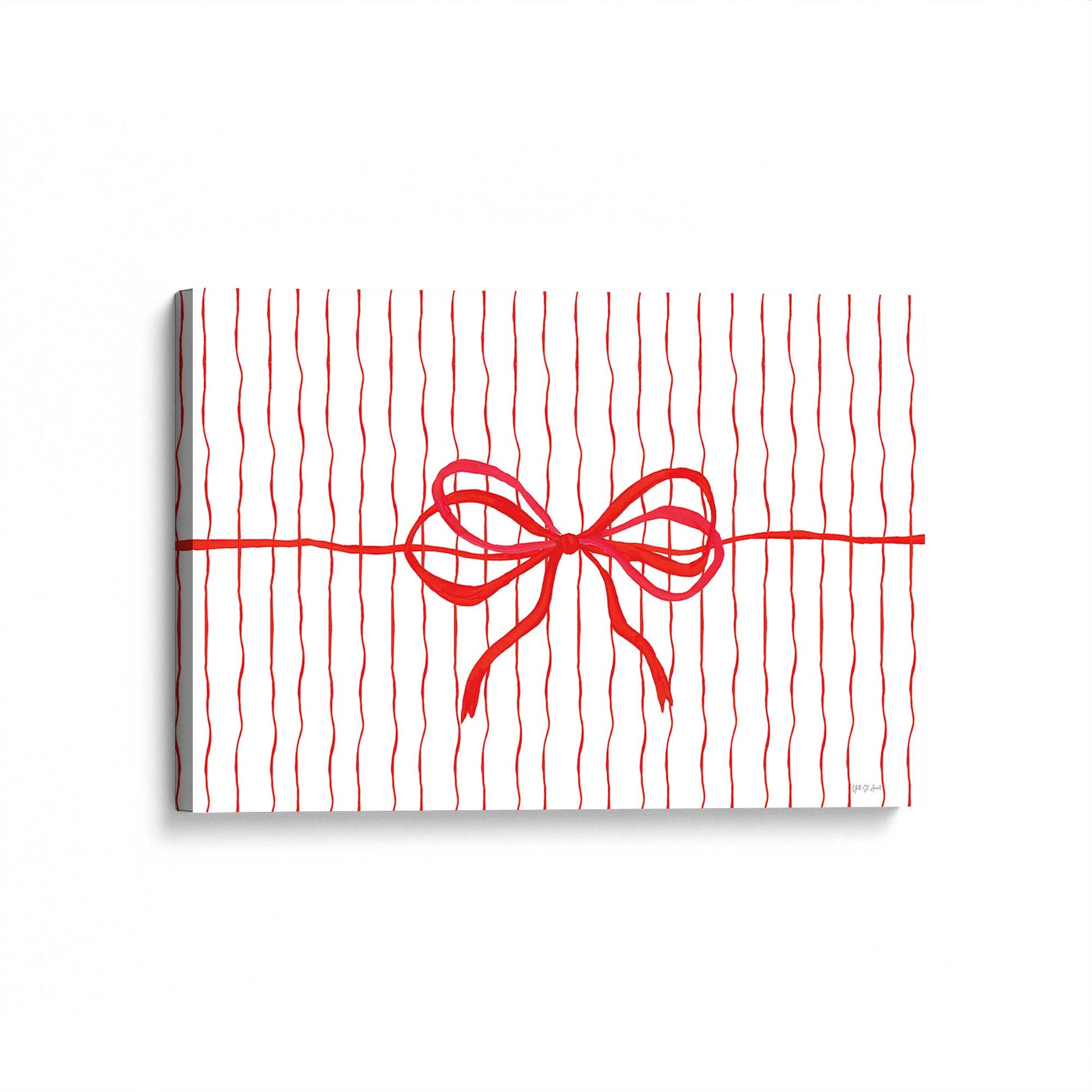 [Color:Stretched Canvas], Picture of art at an angle