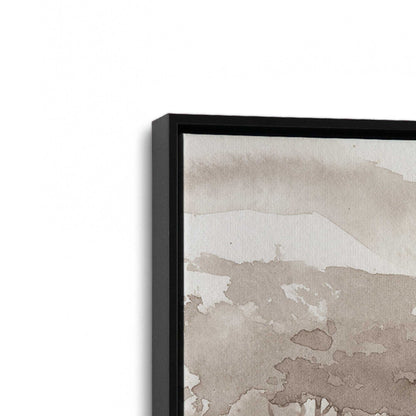 [Color:Satin Black], Picture of art in a Satin Black frame at an angle