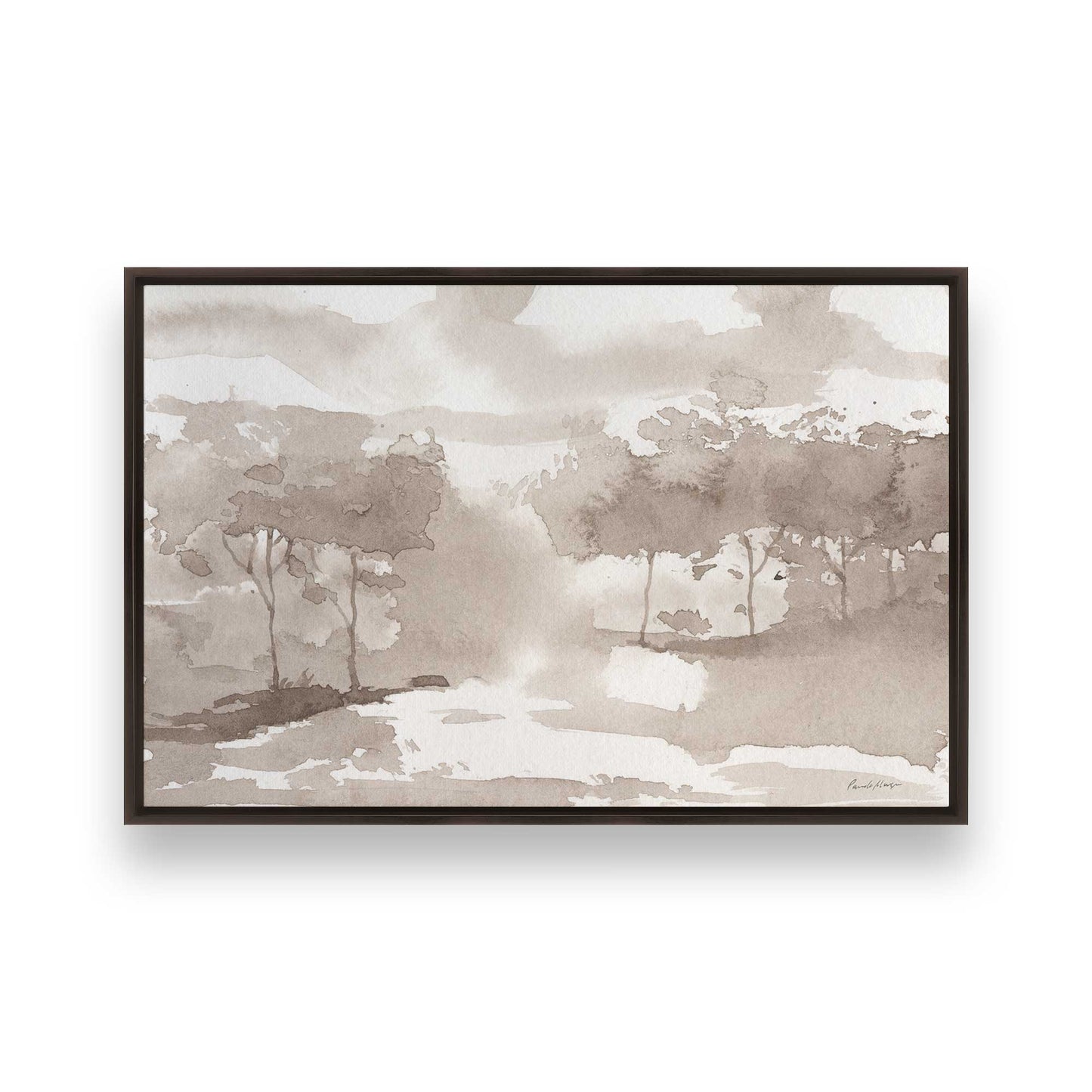 [Color:Espresso], Picture of art in a Espresso frame