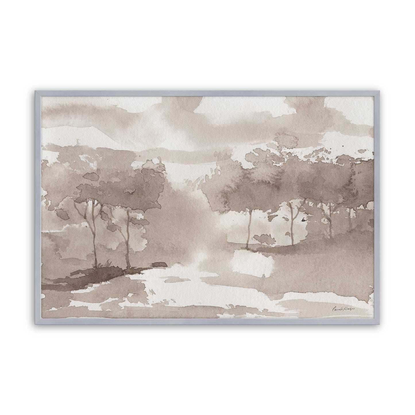 [Color:Polished Chrome], Picture of art in a Polished Chrome frame