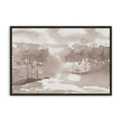 [Color:Satin Black], Picture of art in a Satin Black frame