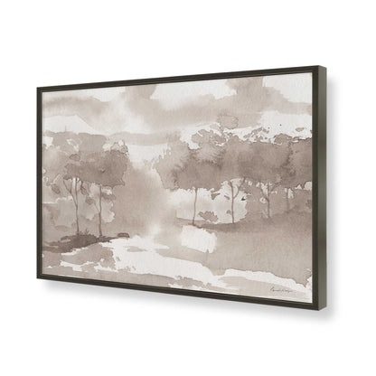 [Color:Satin Black], Picture of art in a Satin Black frame of the corner