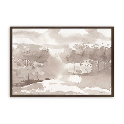 [Color:Brown], Picture of art in a Brown frame