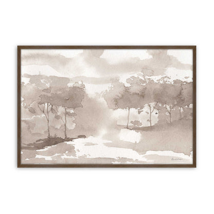 [Color:Walnut], Picture of art in a Walnut frame