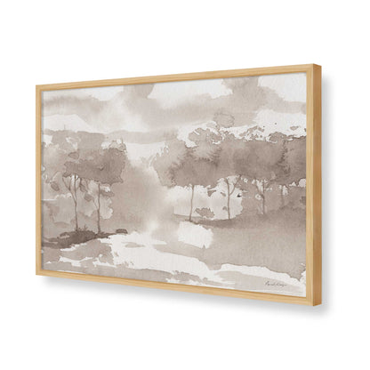 [Color:American Maple], Picture of art in a American Maple frame of the corner