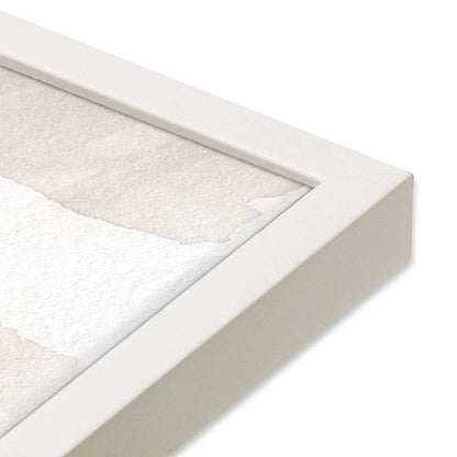 [Color:Opaque White], Picture of art in a Opaque White frame at an angle