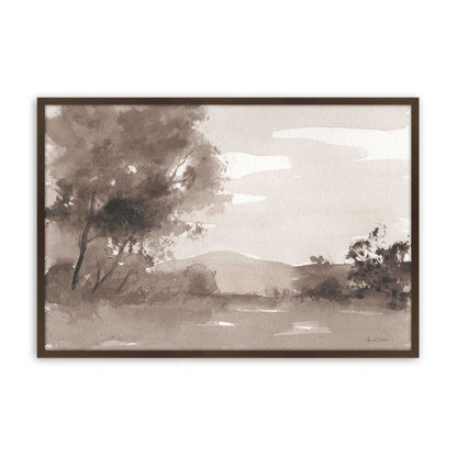 [Color:Belvinder Brown], Picture of art in a Belvinder Brown frame