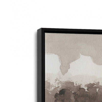 [Color:Satin Black], Picture of art in a Satin Black frame at an angle