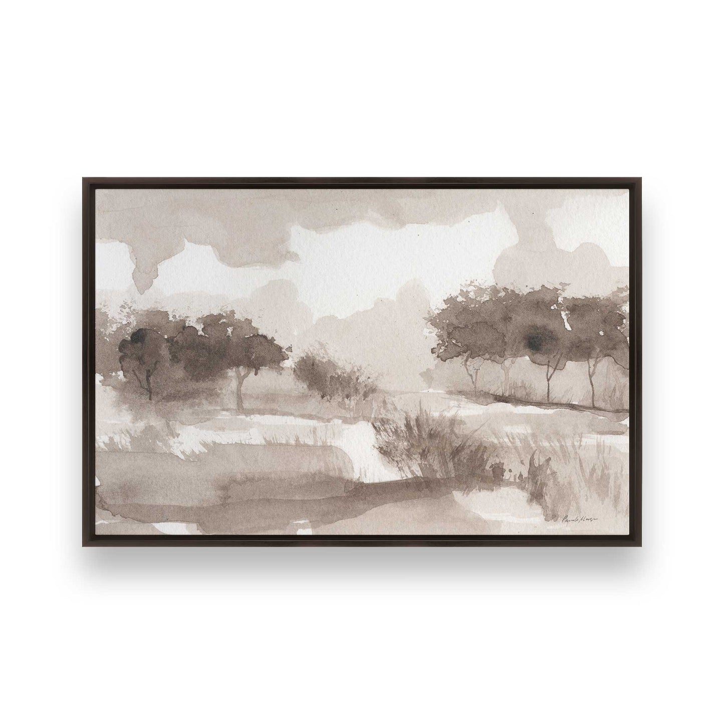 [Color:Espresso], Picture of art in a Espresso frame