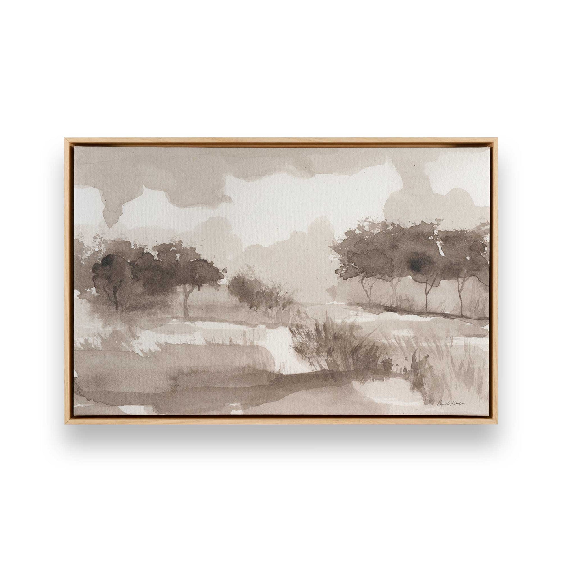[Color:American Maple], Picture of art in a American Maple frame