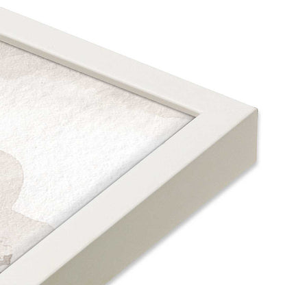 [Color:Opaque White], Picture of art in a Opaque White frame at an angle