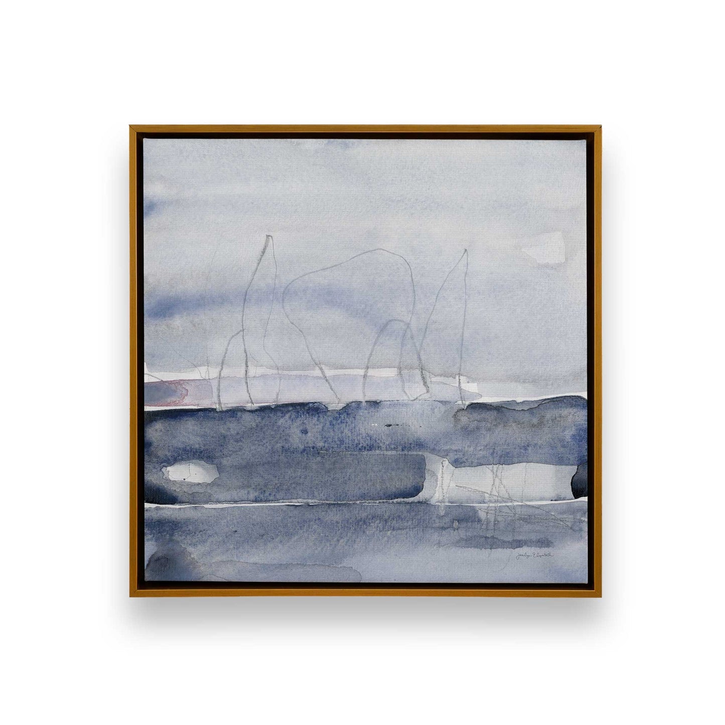 [Color:Polished Gold], Picture of art in a Polished Gold frame