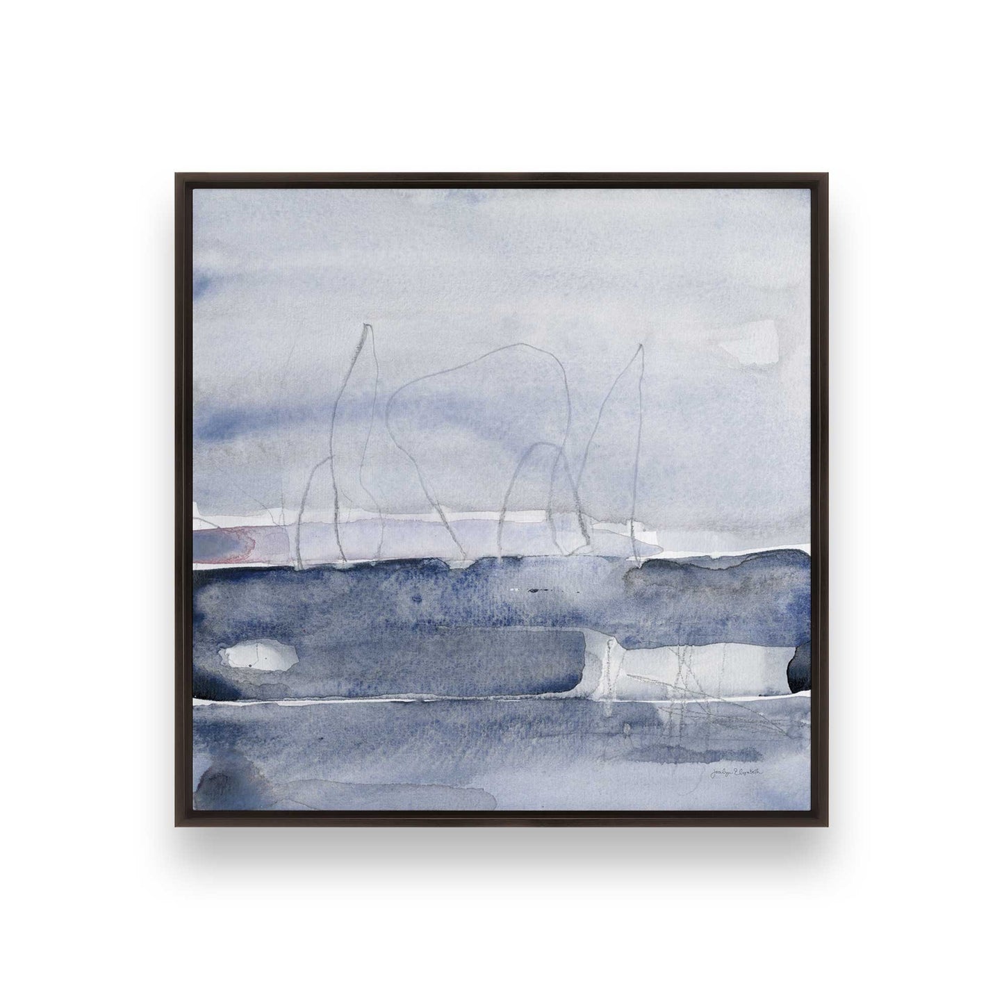 [Color:Espresso], Picture of art in a Espresso frame