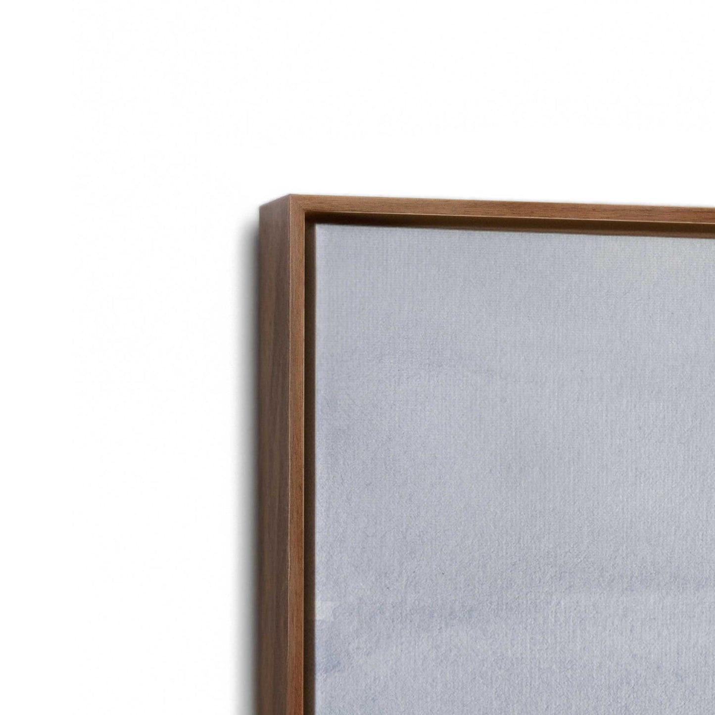 [Color:Walnut], Picture of art in a Walnut frame at an angle