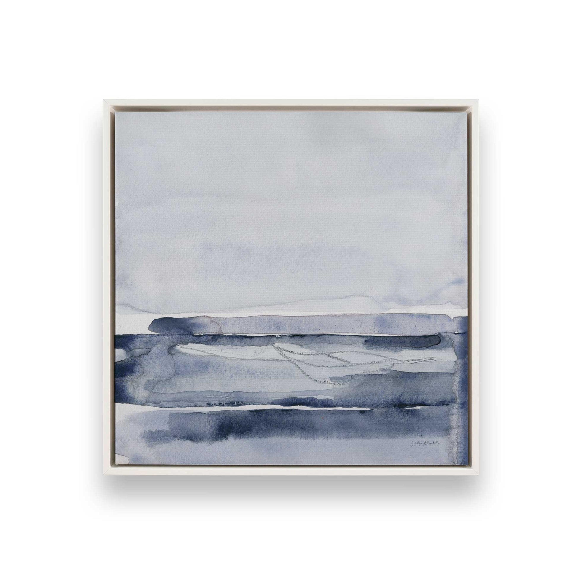 [Color:Opaque White], Picture of art in a White frame
