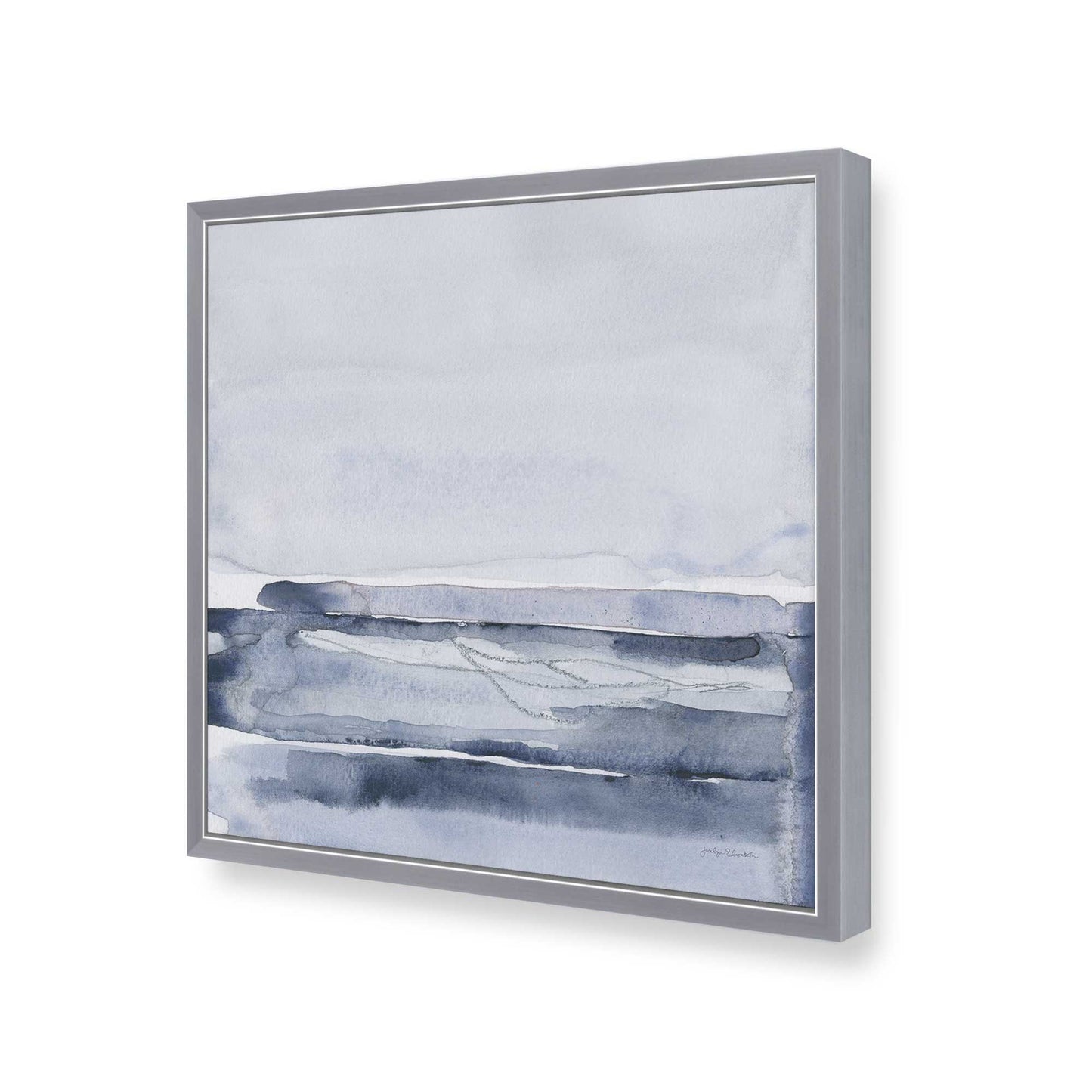[Color:Polished Chrome], Picture of art in a Polished Chrome frame of the corner