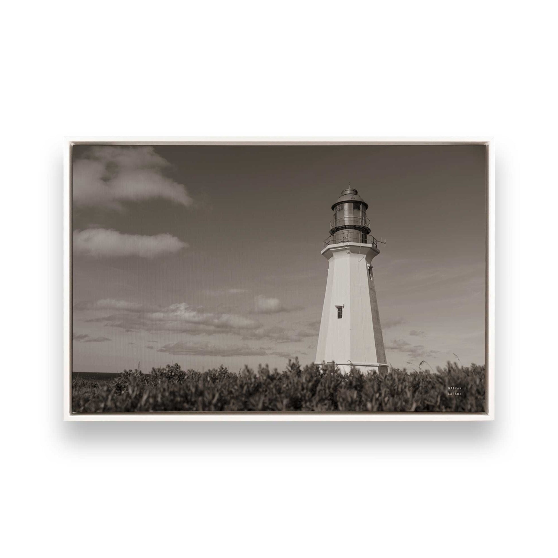 [Color:Opaque White], Picture of art in a White frame