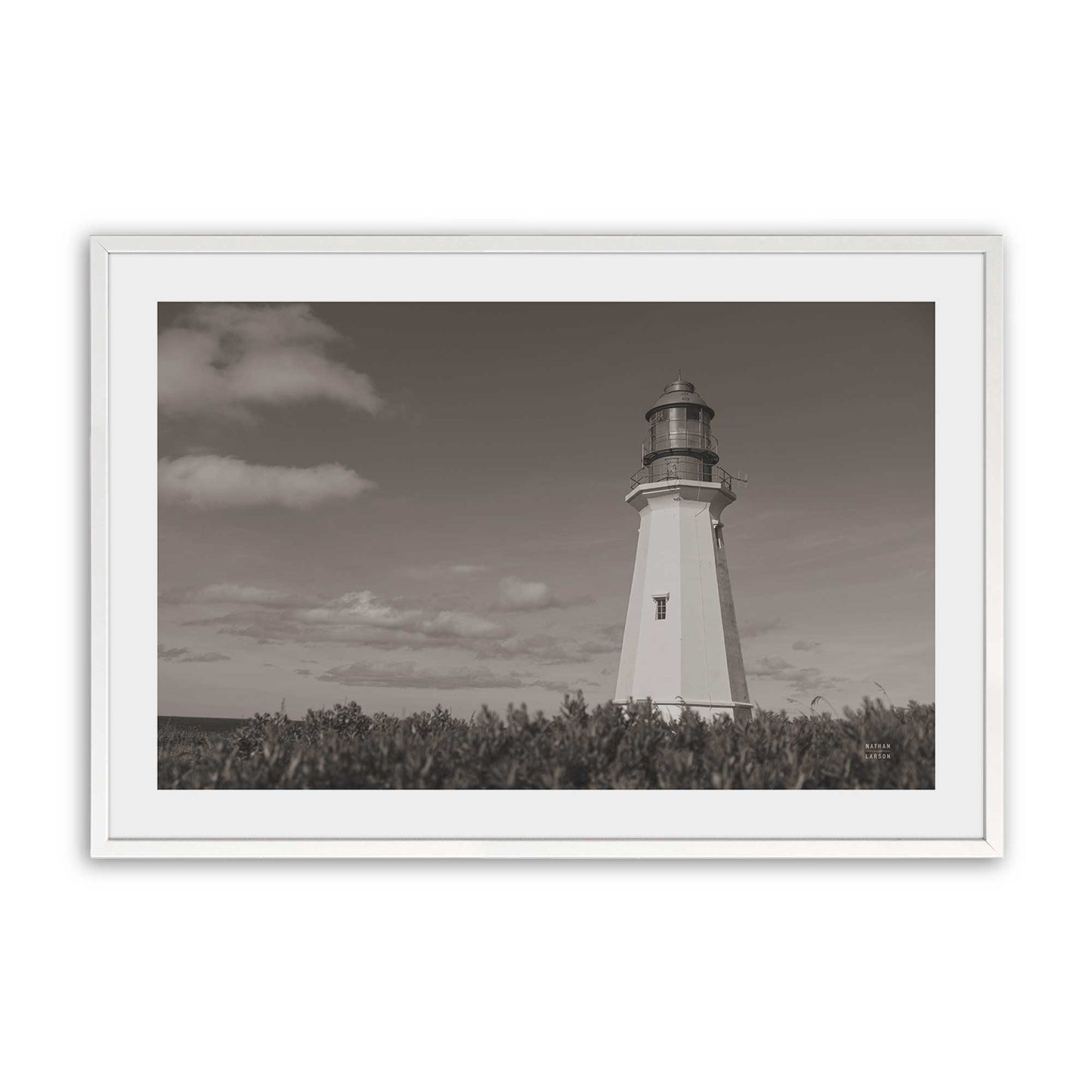 [Color:Opaque White], Picture of art in a Opaque White frame