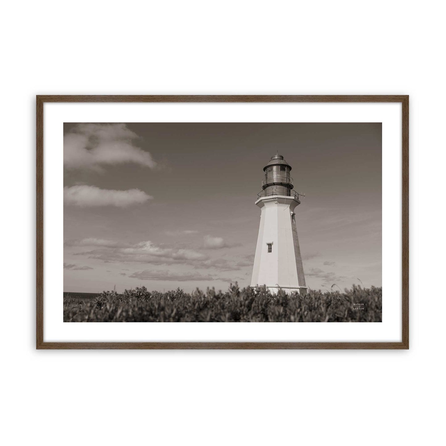 [Color:Walnut], Picture of art in a Walnut frame