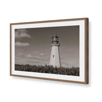 [Color:Walnut], Picture of art in a Walnut frame of the corner