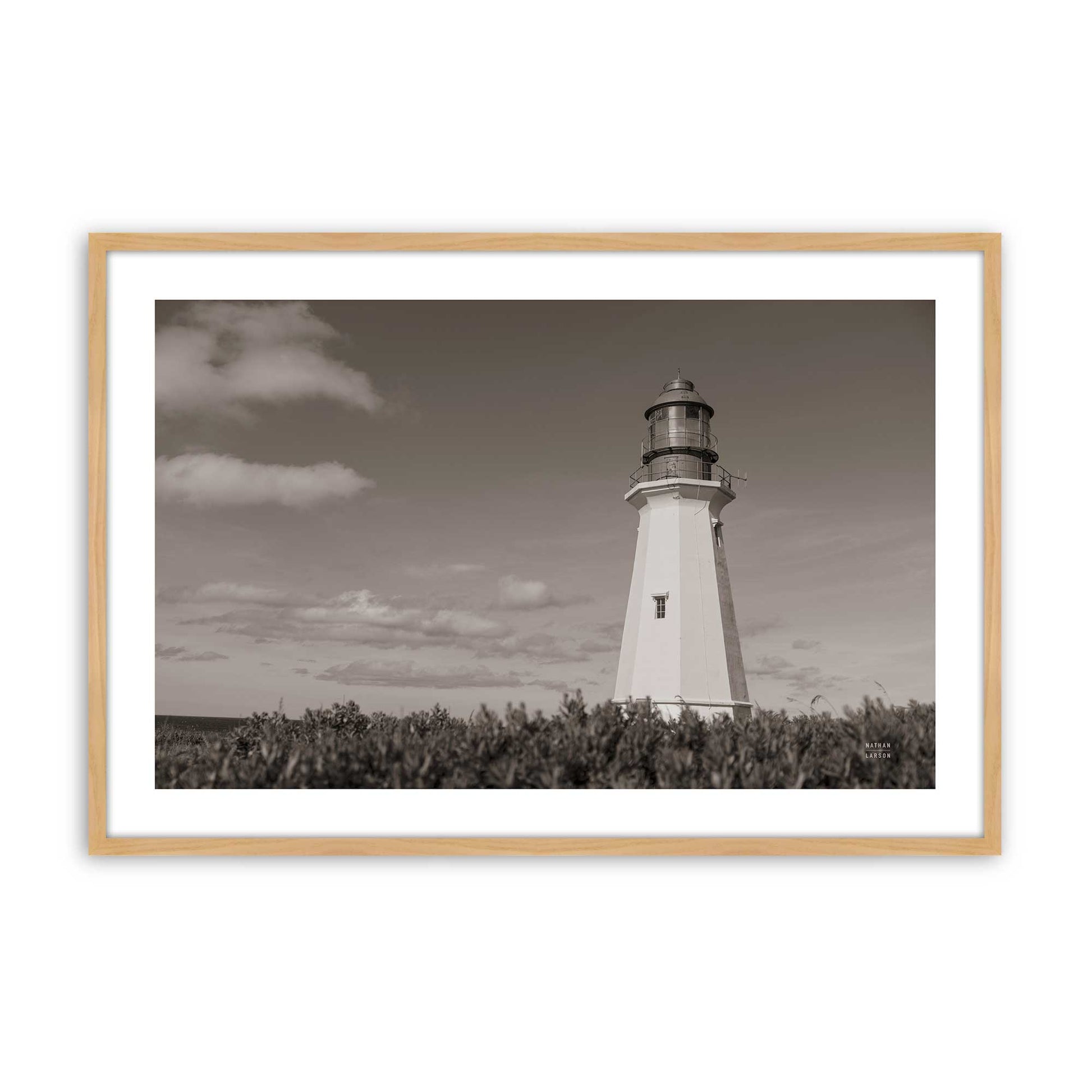 [Color:American Maple], Picture of art in a American Maple frame