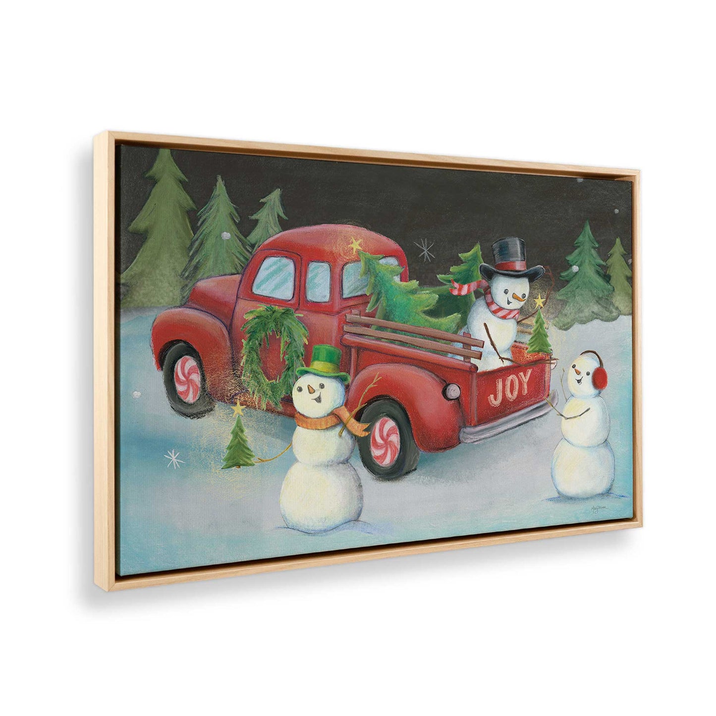 [Color:American Maple], Picture of the corner of the art