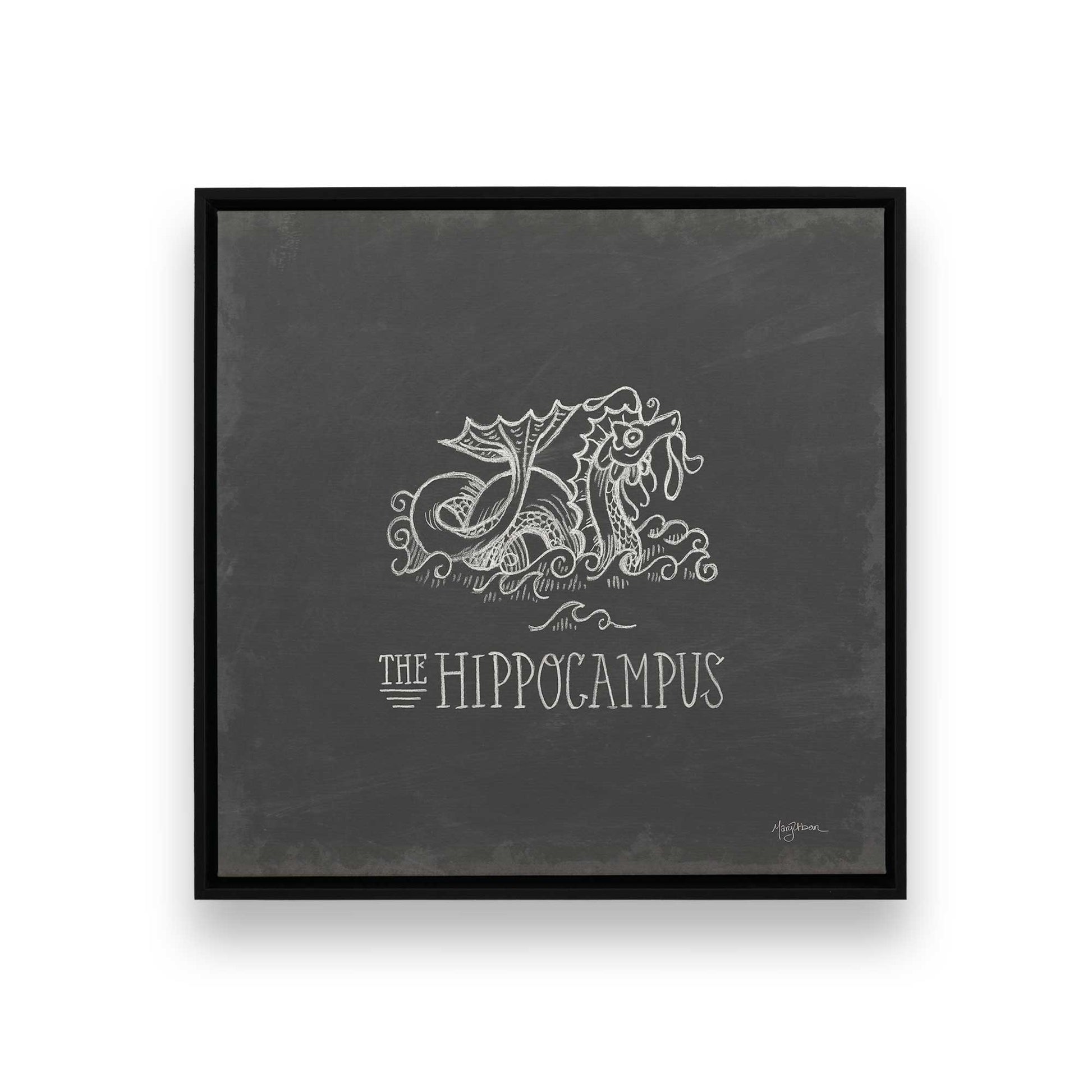 [Color:Satin Black], Picture of art in a Satin Black frame