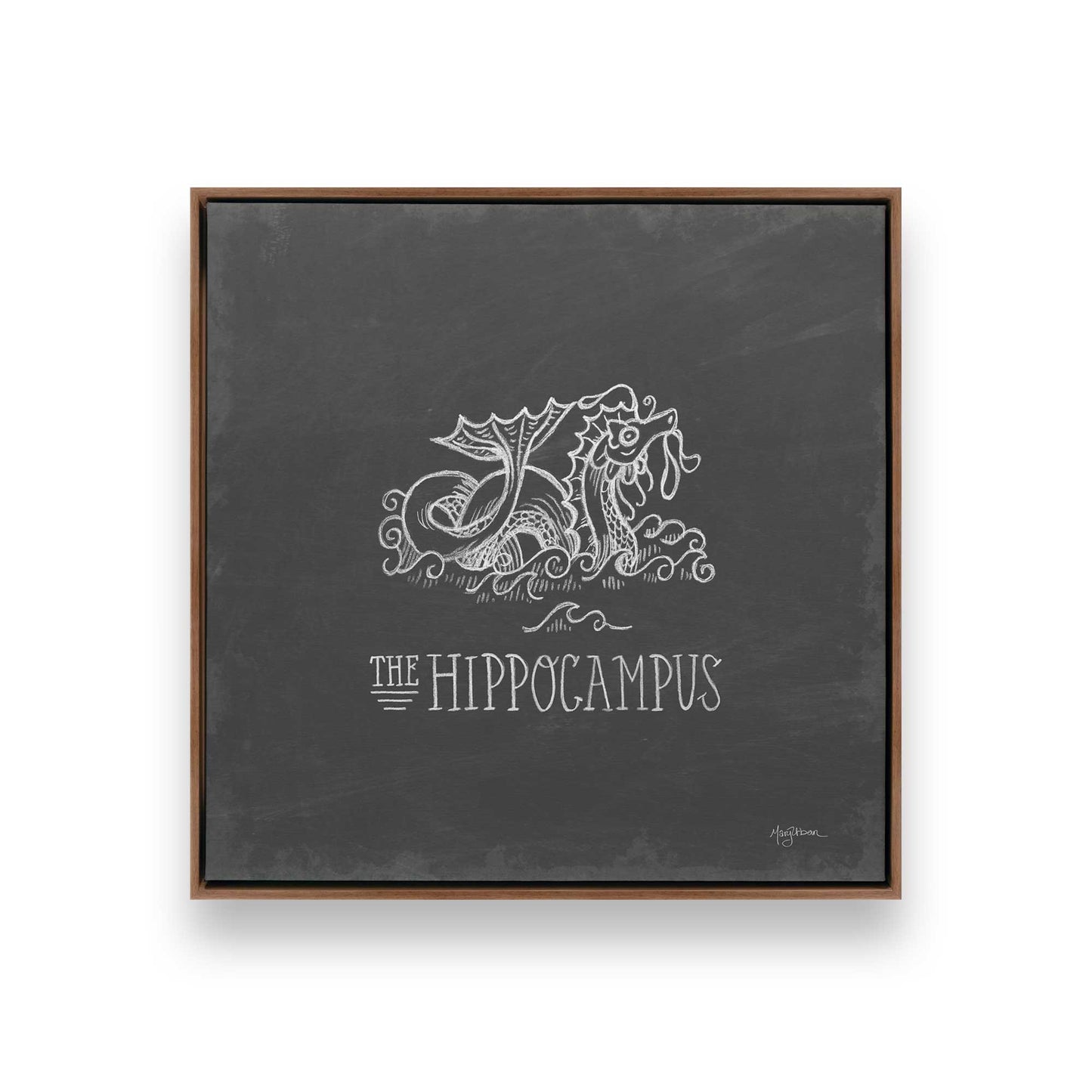 [Color:Walnut], Picture of art in a Walnut frame