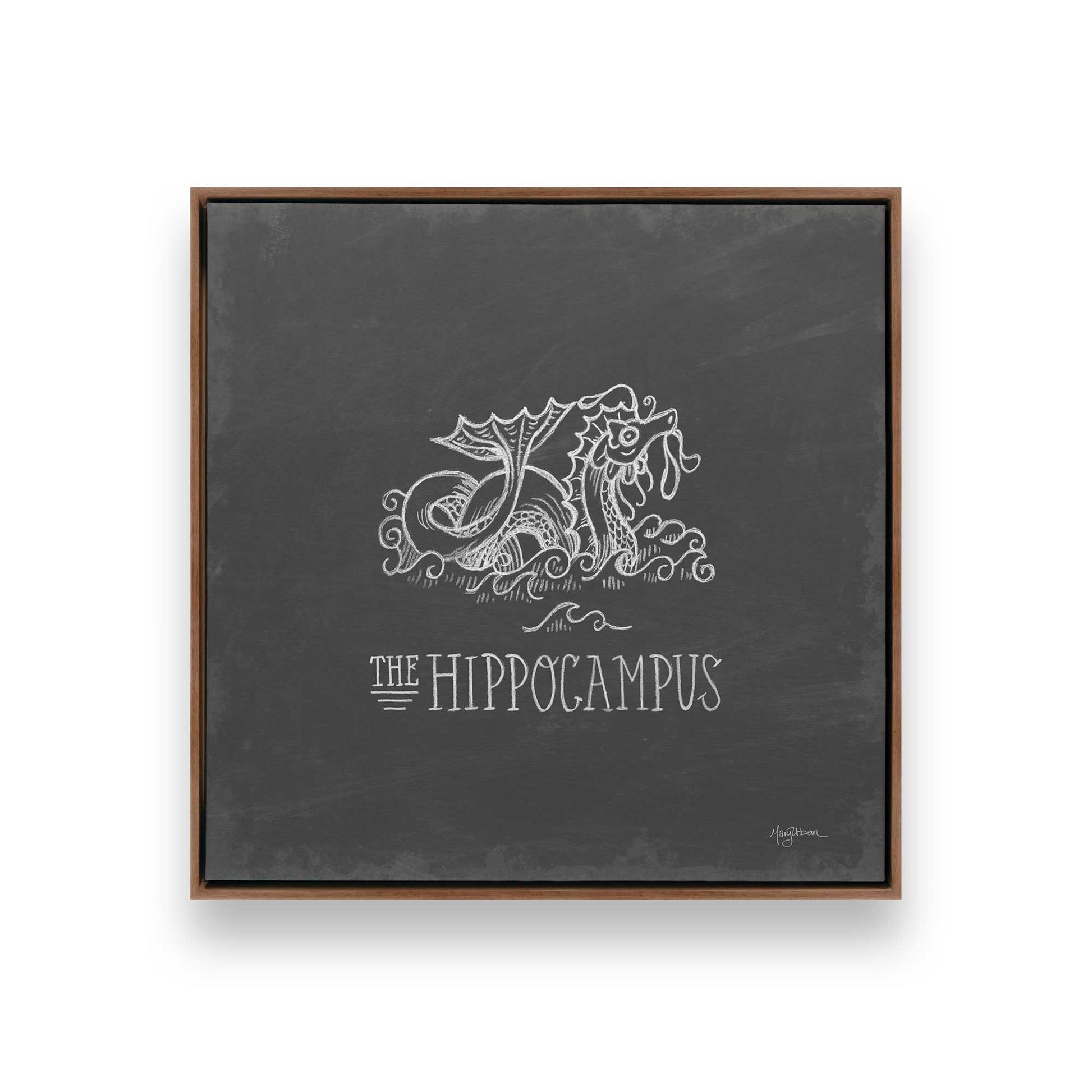 [Color:Walnut], Picture of art in a Walnut frame