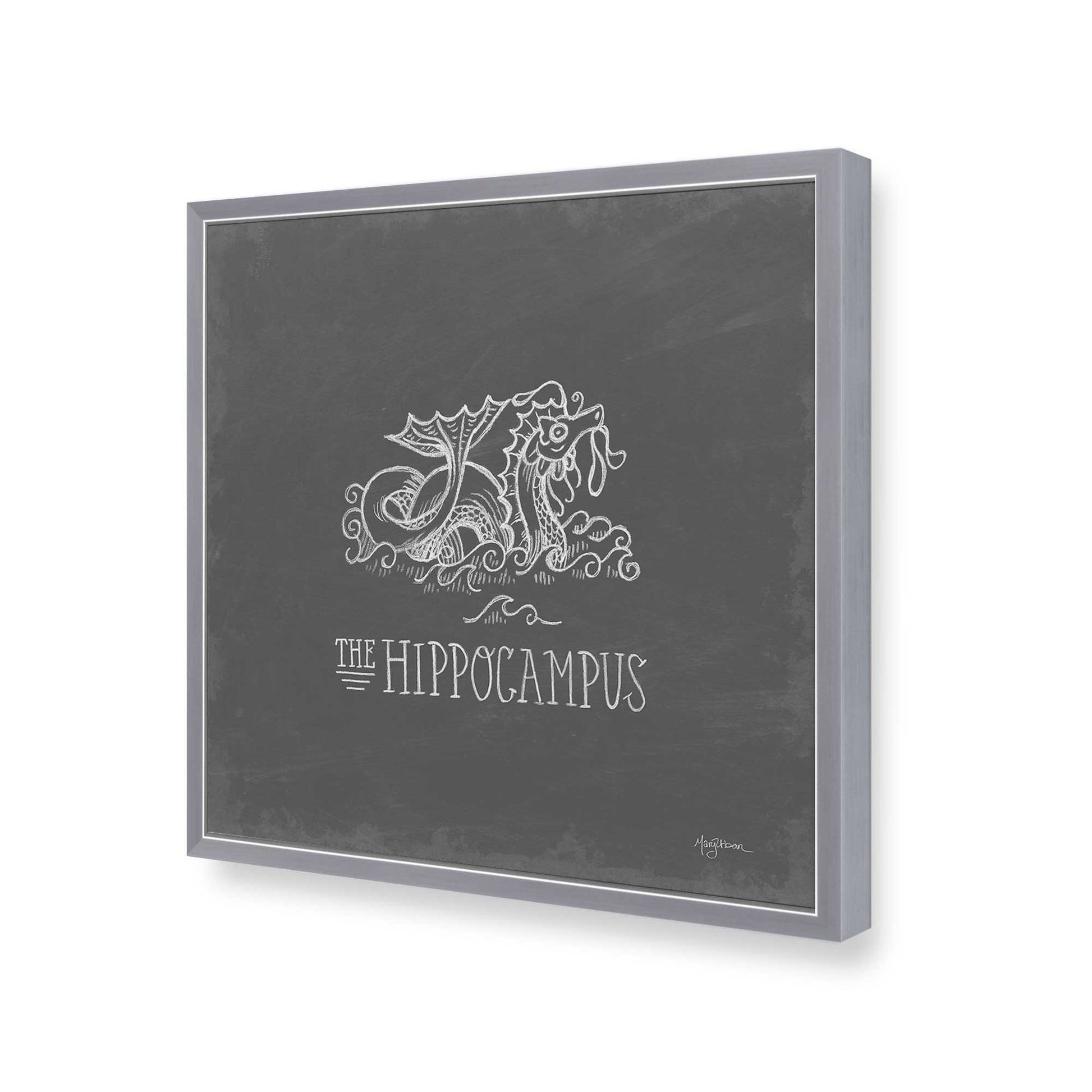 [Color:Polished Chrome], Picture of art in a Polished Chrome frame of the corner