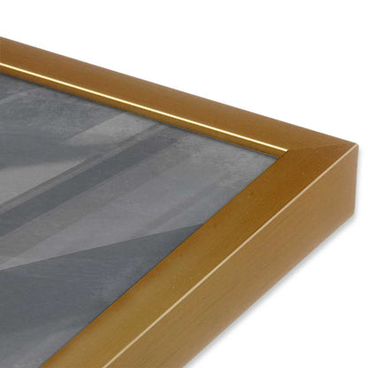 [Color:Polished Gold], Picture of art in a Polished Gold frame at an angle