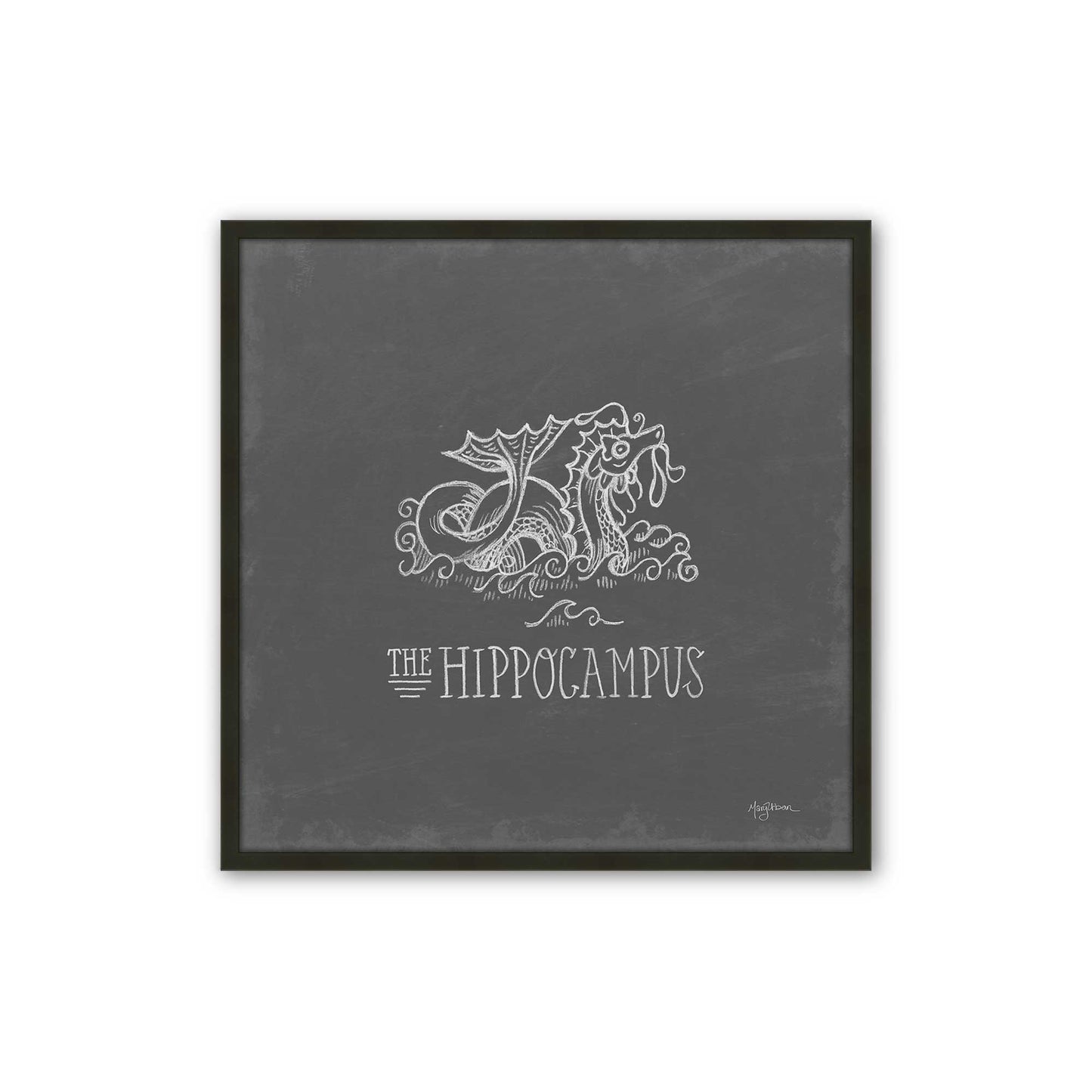 [Color:Satin Black], Picture of art in a Satin Black frame