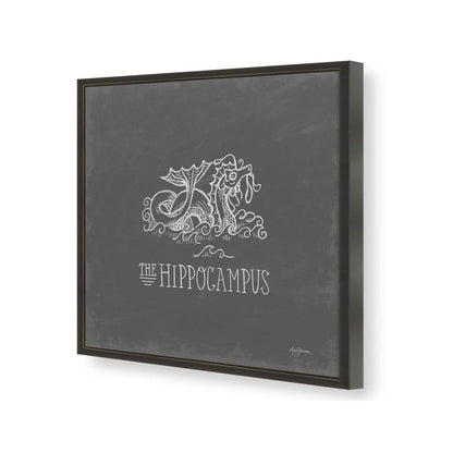 [Color:Satin Black], Picture of art in a Satin Black frame of the corner