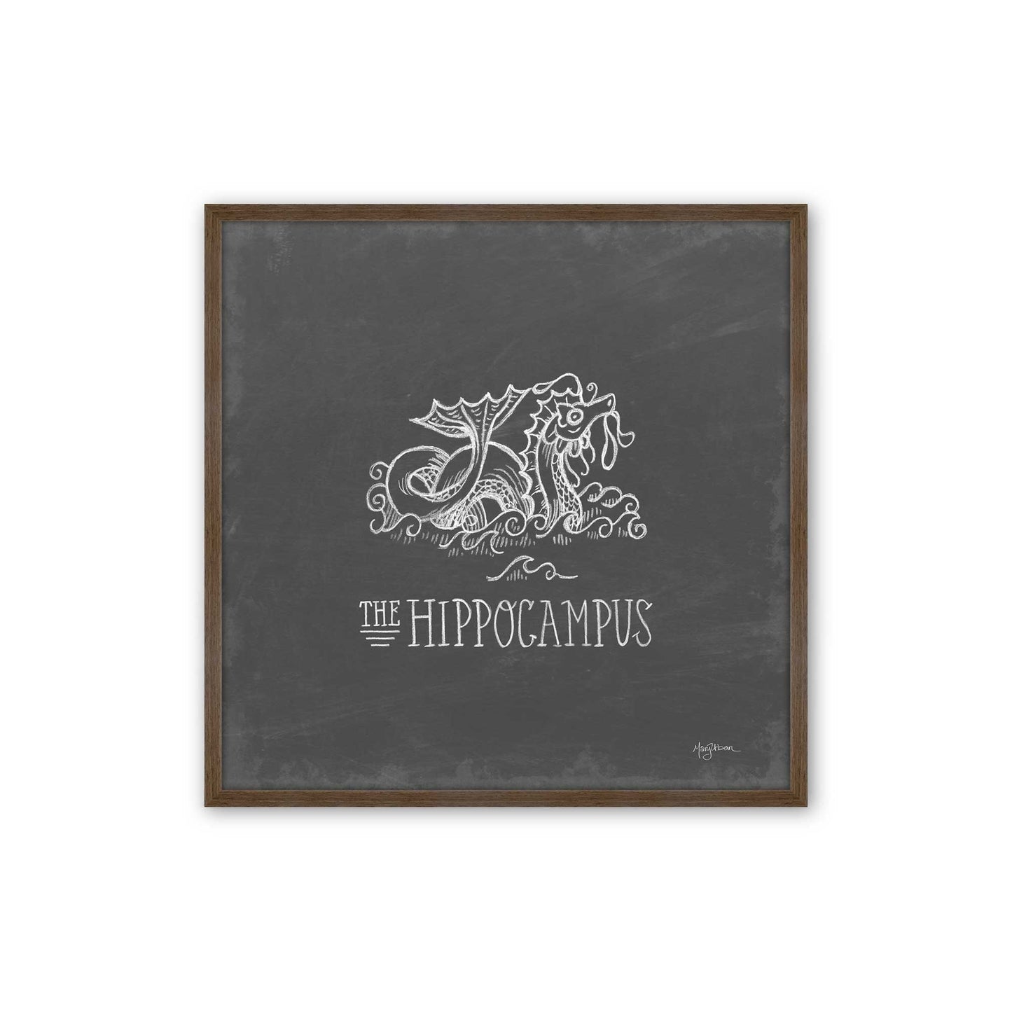 [Color:Walnut], Picture of art in a Walnut frame