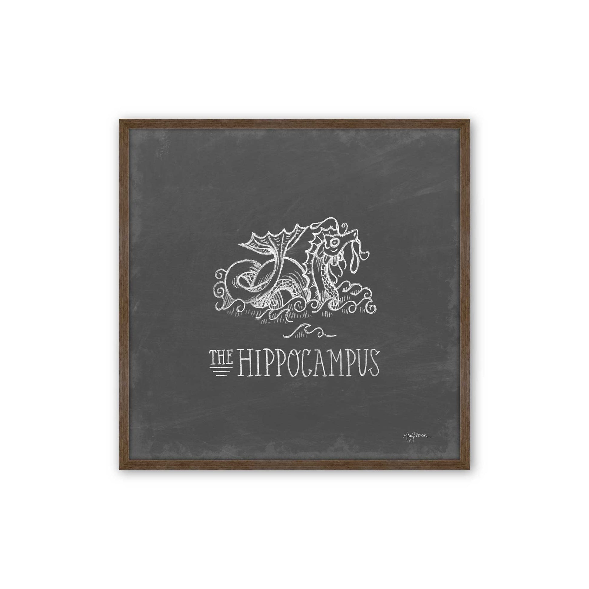 [Color:Walnut], Picture of art in a Walnut frame