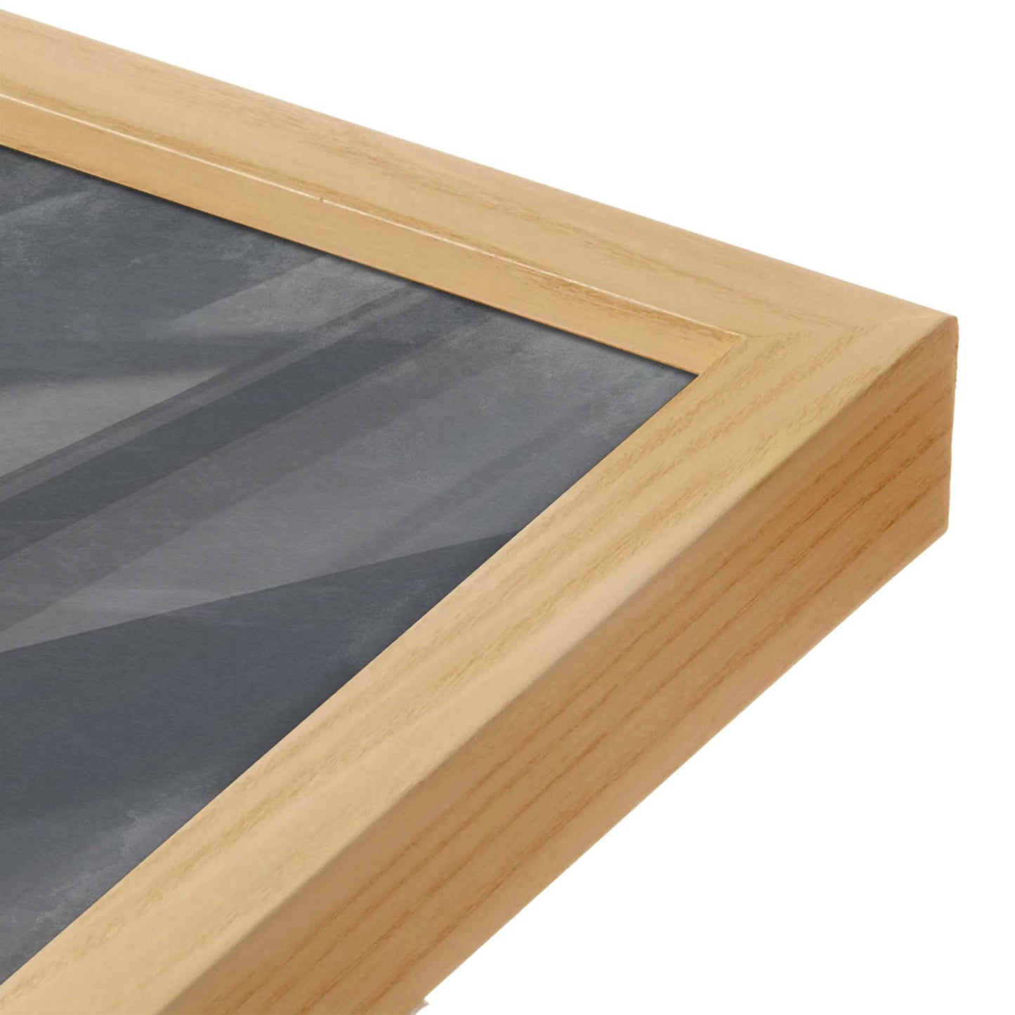 [Color:Espresso], Picture of art in a Espresso frame at an angle