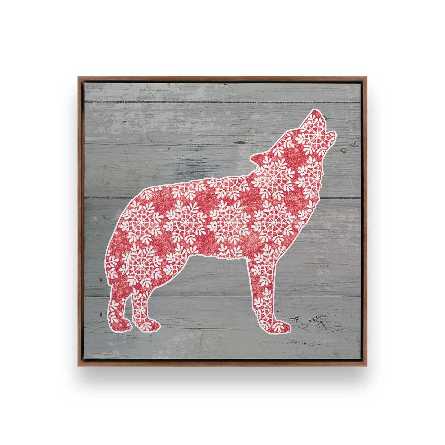 [Color:Walnut], Picture of art in a Walnut frame