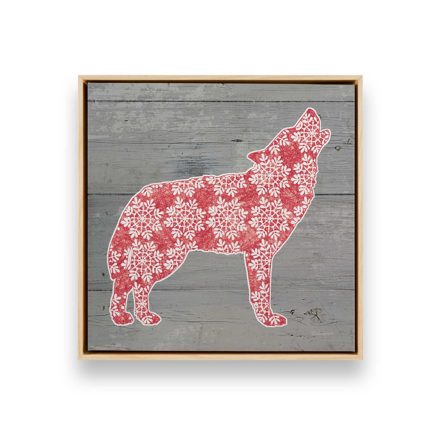 [Color:American Maple], Picture of art in a American Maple frame