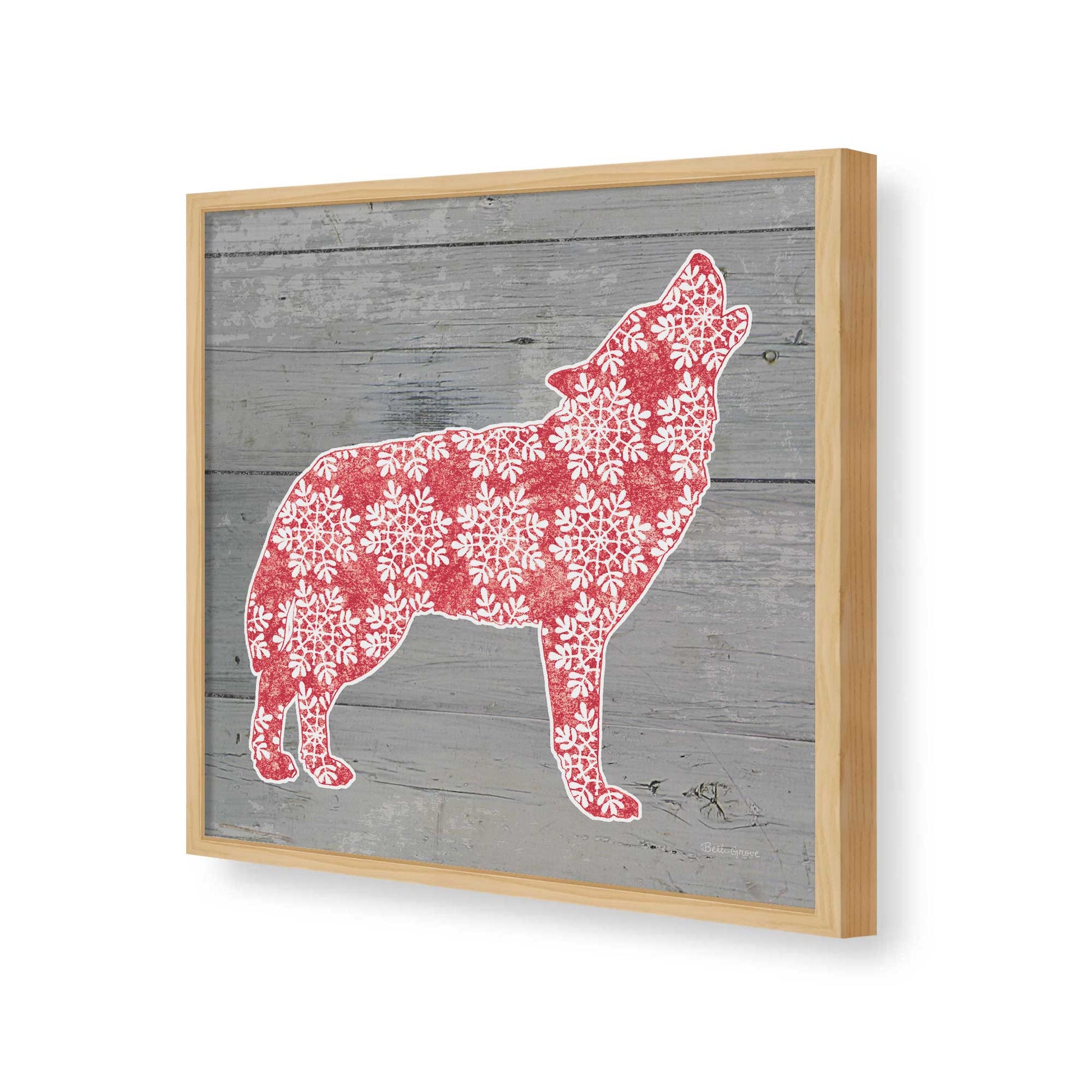 [Color:Espresso], Picture of art in a Espresso frame of the corner