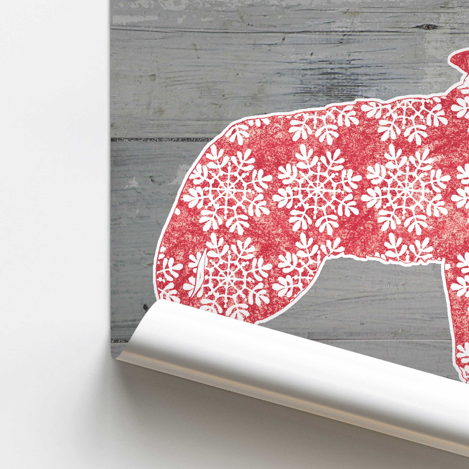 [Color:Rolled Print], Picture of close up of art