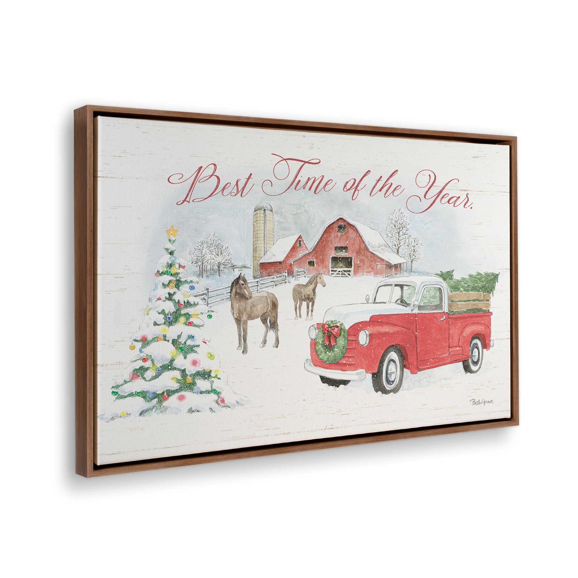 [Color:Walnut], Picture of the corner of the art