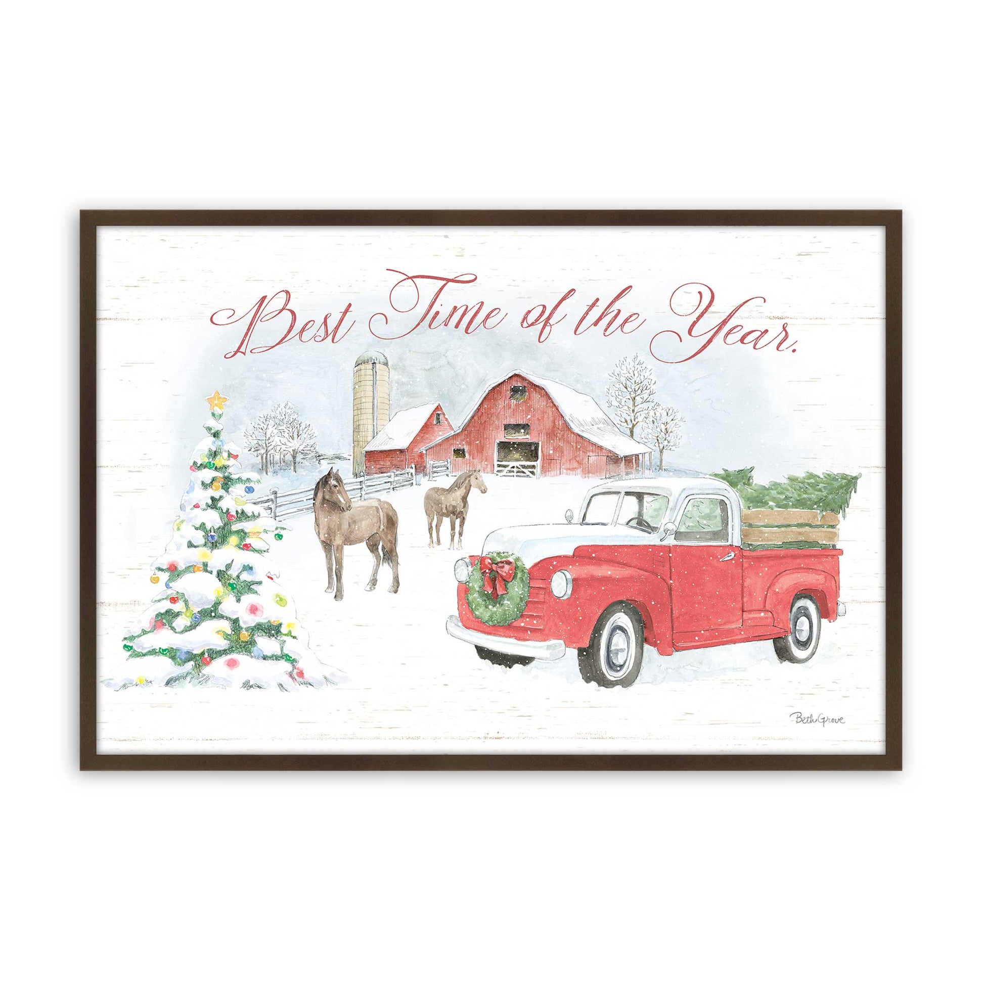 [Color:Belvinder Brown], Picture of art in a Belvinder Brown frame