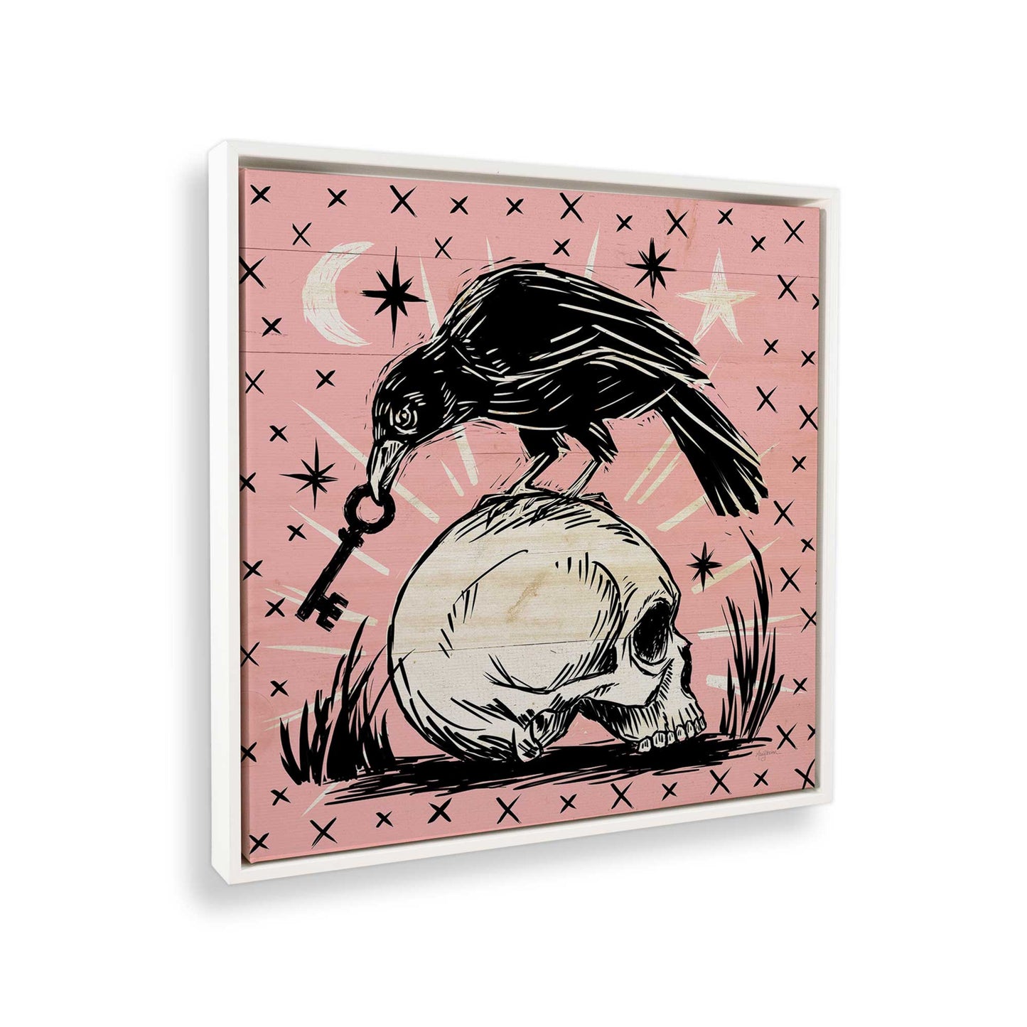 [Color:Opaque White], Picture of the corner of the art