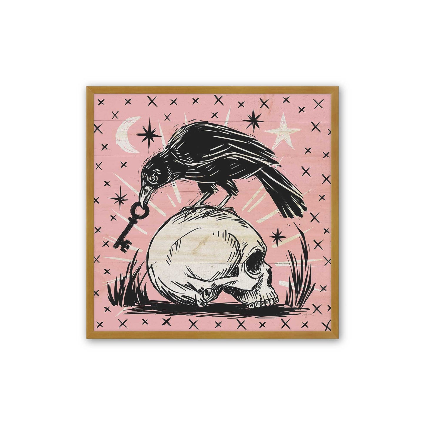 [Color:Polished Gold], Picture of art in a Polished Gold frame